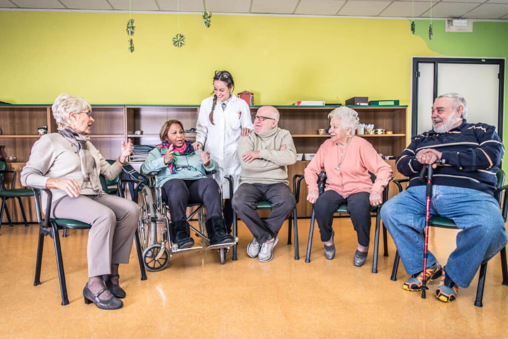 Senior People in a Nursing Home